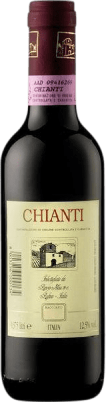 Envio grátis | Vinho tinto Renzo Masi D.O.C.G. Chianti Itália Sangiovese, Colorino Meia Garrafa 37 cl