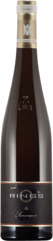 89,95 € Free Shipping | White Sparkling Wine Rings Kallstadt Saumagen Dry Q.b.A. Pfälz