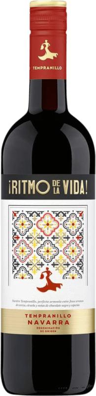 Бесплатная доставка | Красное вино Ritmo de la Vida D.O. Navarra Наварра Испания Tempranillo 75 cl