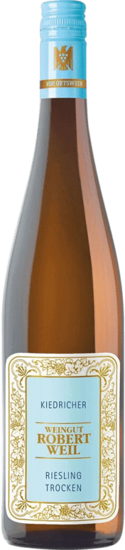 33,95 € Envio grátis | Vinho Branco Robert Weil Kiedrich Seco Q.b.A. Rheingau