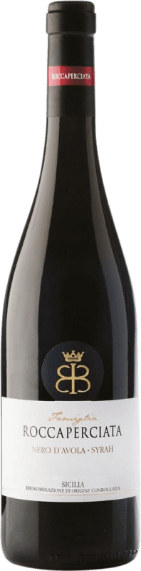 Free Shipping | Red Wine Roccaperciata Nero d'Avola Syrah D.O.C. Sicilia Sicily Italy Syrah — Shiraz, Nebbiolo 75 cl