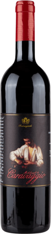 Бесплатная доставка | Красное вино Romagnoli Caravaggio Rosso I.G.T. Emilia Romagna Эмилия-Романья Италия Merlot, Barbera, Croatina 75 cl