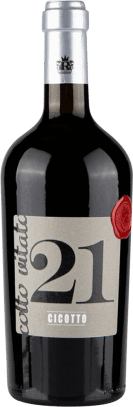 Бесплатная доставка | Красное вино Romagnoli Cicotto 21 Colto Vitato Superiore D.O.C. Gutturnio Италия Bonarda, Barbera 75 cl