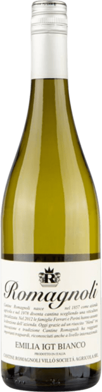 Бесплатная доставка | Белое вино Romagnoli Vitae Bianco I.G.T. Emilia Romagna Эмилия-Романья Италия Chardonnay, Sauvignon White 75 cl