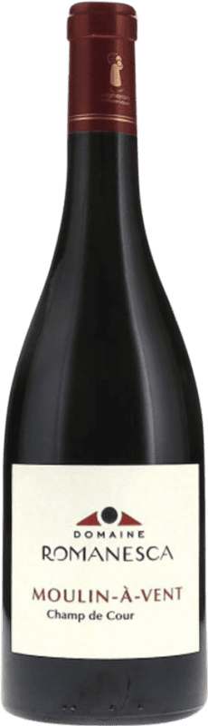 Free Shipping | Red wine Romanesca Champ de Cour A.O.C. Moulin à Vent Beaujolais France Gamay 75 cl