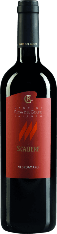 Бесплатная доставка | Красное вино Rosa del Golfo Scaliere Rosso I.G.T. Salento Италия Negroamaro 75 cl