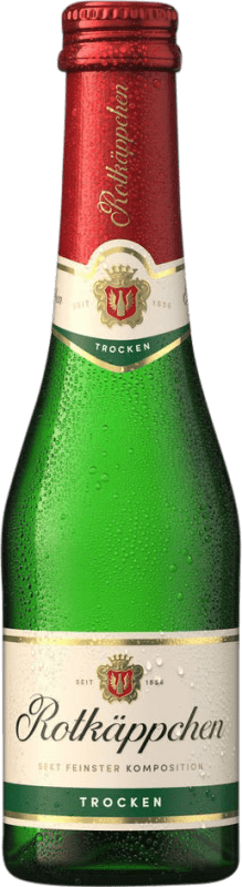 Free Shipping | White sparkling Rotkäppchen Mumm Tradition Sekt Dry Germany Small Bottle 20 cl