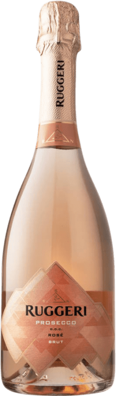 19,95 € Free Shipping | Rosé Sparkling Wine Ruggeri Brut Millesimato, Rosé D.O.C. Prosecco