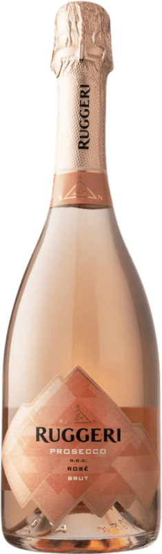 14,95 € | Розовое игристое Ruggeri Millesimato Rosé брют D.O.C. Prosecco Фриули-Венеция-Джулия Италия 75 cl