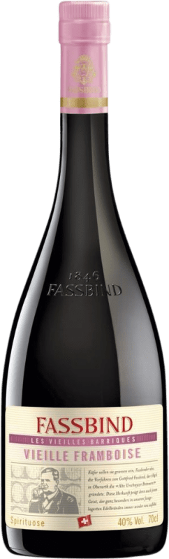 Envio grátis | Aguardente Orujo S. Fassbind Les Vieilles Barriques Vieille Framboise Suíça 70 cl