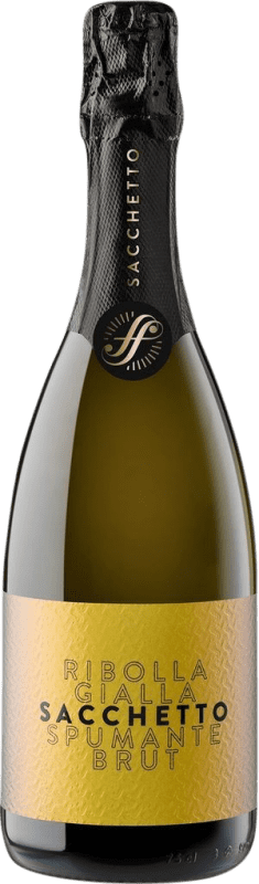 Envío gratis | Espumoso blanco Sacchetto Spumante I.G.T. Friuli-Venezia Giulia Friuli-Venezia Giulia Italia Ribolla Gialla 75 cl