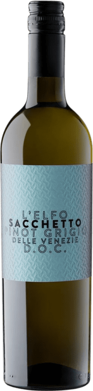 Envoi gratuit | Vin blanc Sacchetto L'Elfo I.G.T. Delle Venezie Venecia Italie Pinot Gris 75 cl