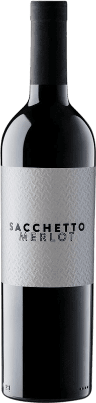 Free Shipping | Red wine Sacchetto I.G.T. Veneto Veneto Italy Merlot 75 cl