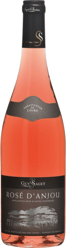 Free Shipping | Rosé wine Saget La Perrière Rosé A.O.C. Anjou Loire France Grolleau 75 cl