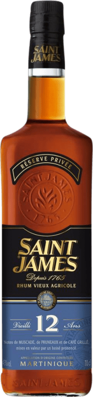 68,95 € 送料無料 | ラム Plantations Saint James I.G.P. Martinique 12 年