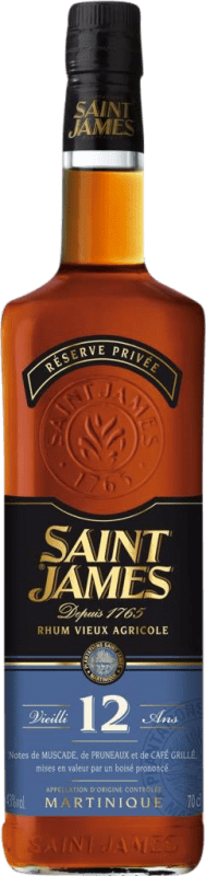 68,95 € | Rhum Plantations Saint James Martinique 12 Ans 70 cl