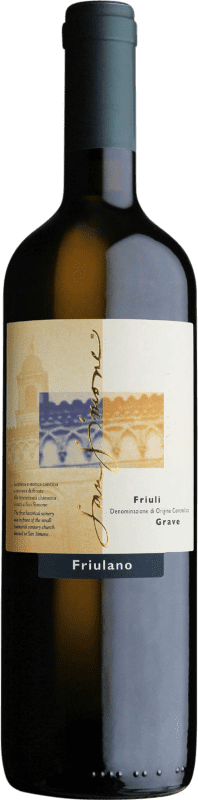 免费送货 | 白酒 San Simone di Brisotto Prestige I.G.T. Friuli-Venezia Giulia 弗留利 - 威尼斯朱利亚 意大利 Chardonnay 75 cl