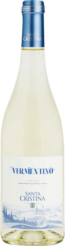 Kostenloser Versand | Weißwein Santa Cristina I.G.T. Toscana Toskana Italien Vermentino 75 cl Kostenloser Versand | Weißwein Santa Cristina I.G.T. Toscana Toskana Italien Vermentino 75 cl