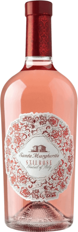 免费送货 | 桃红葡萄酒 Santa Margherita Stilrosé 经典 D.O.C. Chiaretto Riviera del Garda 意大利 Sangiovese — 桑娇维塞, Barbera — 巴贝拉, Marzemino — 马尔泽米诺, Groppello — 格罗佩洛 75 cl
