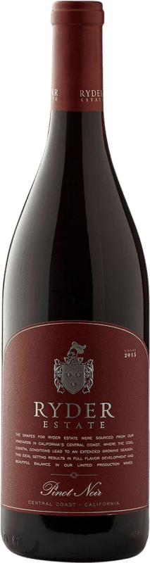 Бесплатная доставка | Красное вино Scheid Ryder I.G. California Калифорния Соединенные Штаты Pinot Black 75 cl