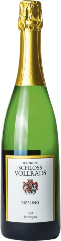 Free Shipping | White Sparkling Wine Schloss Vollrads Brut Q.b.A. Rheingau Rheingau Germany Riesling 75 cl