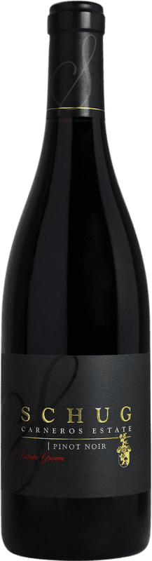 Free Shipping | Red wine Schug Carneros Estate Grown I.G. California California United States Pinot Black 75 cl