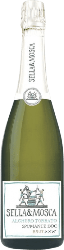 Envoi gratuit | Blanc mousseux Sella e Mosca Spumante Torbato Brut D.O.C. Alghero Cerdeña Italie 75 cl