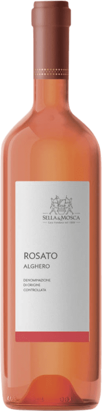 Free Shipping | Rosé wine Sella e Mosca Rosato D.O.C. Alghero Italy Sangiovese 75 cl
