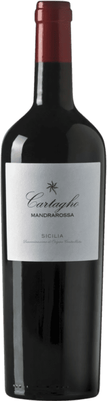 26,95 € Spedizione Gratuita | Vino rosso Mandrarossa Cartagho Rosso D.O.C. Sicilia