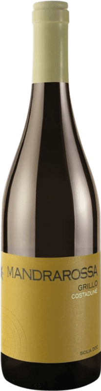 Free Shipping | White wine Mandrarossa Costadune Bianco D.O.C. Sicilia Sicily Italy Grillo 75 cl