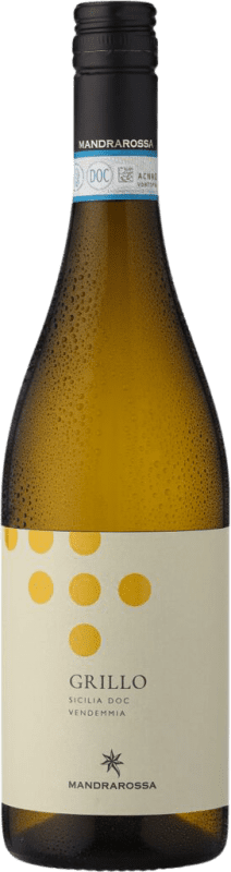 Envio grátis | Vinho branco Mandrarossa Costadune Bianco D.O.C. Sicilia Sicília Itália Grillo 75 cl