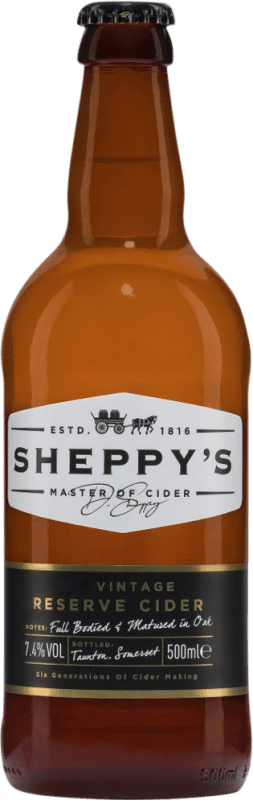 Kostenloser Versand | Cidre Sheppy's Vintage Oak Matured Somerset Reserve Somerset Großbritannien Medium Flasche 50 cl