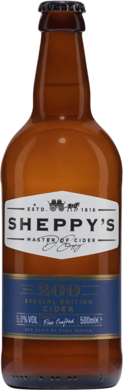 Бесплатная доставка | Сидр Sheppy's 200 Years Apple Ограниченный выпуск Somerset Объединенное Королевство Средняя бутылка 50 cl