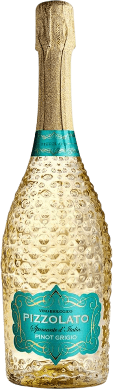 Kostenloser Versand | Weißer Sekt Speis & Trank Pizzolato Spumante Extra Dry Extra Trocken Italien Grauburgunder 75 cl