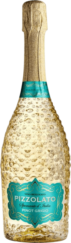 Kostenloser Versand | Weißer Sekt Speis & Trank Pizzolato Spumante Extra Dry Extra Trocken Italien Grauburgunder Ökologisch 75 cl