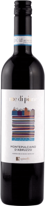 6,95 € Envío gratis | Vino tinto Tenute Spinelli Rue di Piane D.O.C. Montepulciano d'Abruzzo