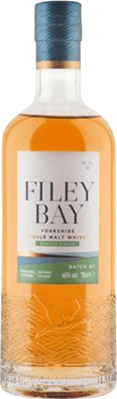 Envio grátis | Whisky Single Malt Spirit of Yorkshire Filey Bay Cask Finish — Afinado em Barrica, Peated — Afumado Yorkshire Reino Unido 70 cl