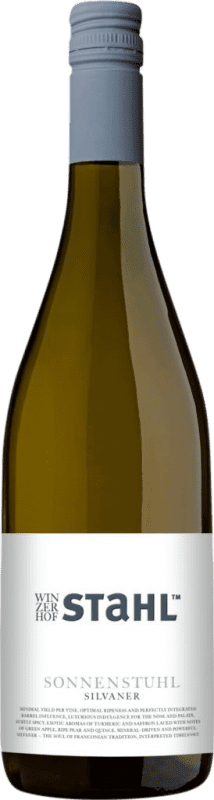 Envio grátis | Vinho branco Stahl Sonnenstuhl Franken Alemanha Sylvaner 75 cl