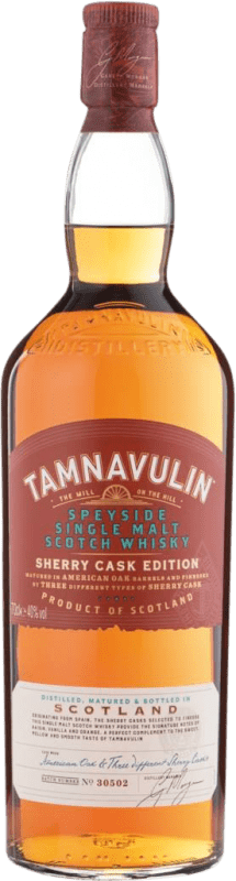 Free Shipping | Whisky Single Malt Tamnavulin Sherry Cask Edition Speyside United Kingdom 70 cl