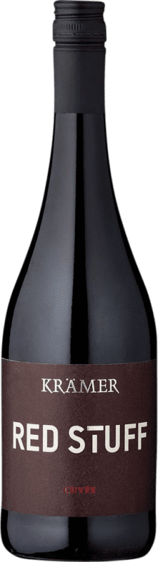 Бесплатная доставка | Красное вино Tobias Krämer Red Stuff Cuvée Rotwein сухой Q.b.A. Rheinhessen Rheinhessen Германия Cabernet Sauvignon, Pinot Black, Regent 75 cl