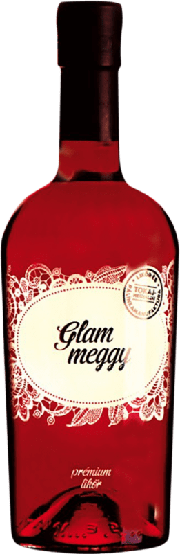 14,95 € Envío gratis | Aperitivo Bitter Tokaj Spirit. Glam Premium Botella Medium 50 cl Meggy — Guindas
