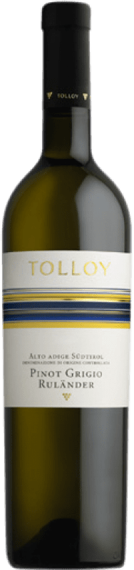 Free Shipping | White Wine Tolloy D.O.C. Alto Adige Tirol del Sur Italy Pinot Gris 75 cl
