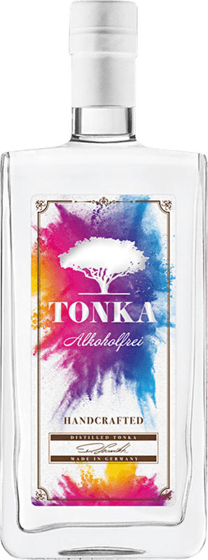 Free Shipping | Gin Tonka Gin Germany Medium Bottle 50 cl Alcohol-Free