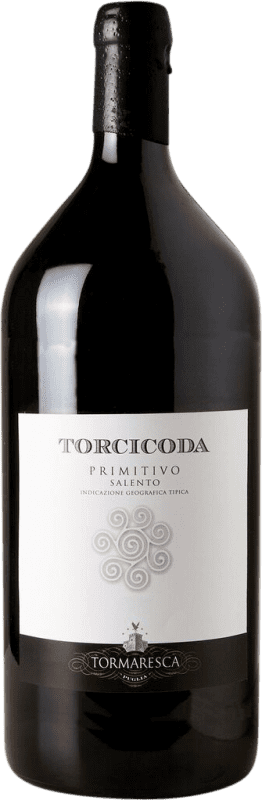 259,95 € | Vino tinto Tormaresca Torcicoda I.G.T. Salento Italia Primitivo Botella Especial 5 L