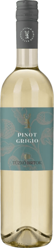 Envio grátis | Vinho Branco Tüzkö Hungria Pinot Cinzento 75 cl