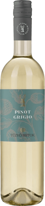 Free Shipping | White wine Tüzkö Hungary Pinot Grey 75 cl