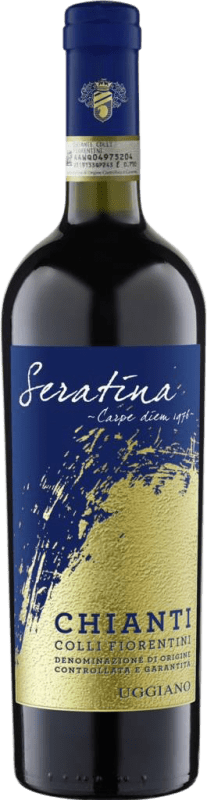 Free Shipping | Red wine Uggiano Seratina D.O.C.G. Chianti Tuscany Italy Cabernet Sauvignon, Sangiovese 75 cl