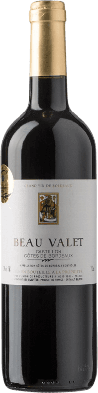 Envoi gratuit | Vin Rouge Saint Emilion. Beau Valet Castillon A.O.C. Côtes de Bordeaux Bordeaux France Merlot 75 cl