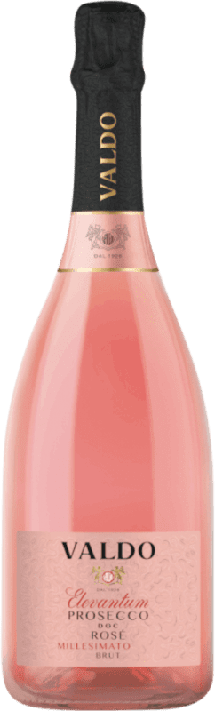 Бесплатная доставка | Розовое игристое Valdo Elevantum Millesimato Rosé брют D.O.C. Prosecco Фриули-Венеция-Джулия Италия Nebbiolo, Glera 75 cl