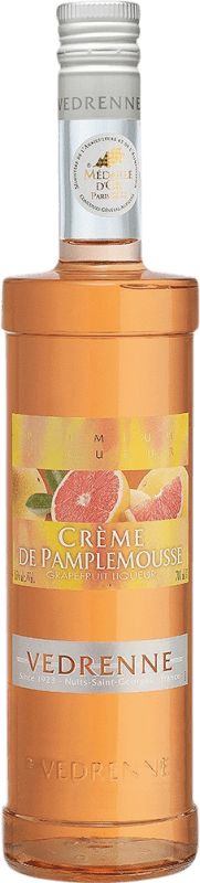 Spedizione Gratuita | Crema di Liquore Védrenne Pamplemousse Francia Bottiglia Medium 50 cl